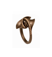 Anello Giorgio Visconti Donna CHAPTER THREE in Titanio Diamante Brown 0.37 Ct AG17648CK - AG17648CK